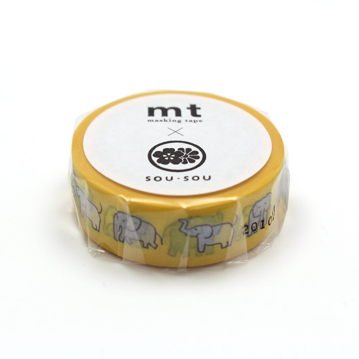MT x SOU・SOU Washi Tape Zou, MT Tape, Washi Tape, mt-x-sou-sou-washi-tape-zou, MT2021SS, Cityluxe