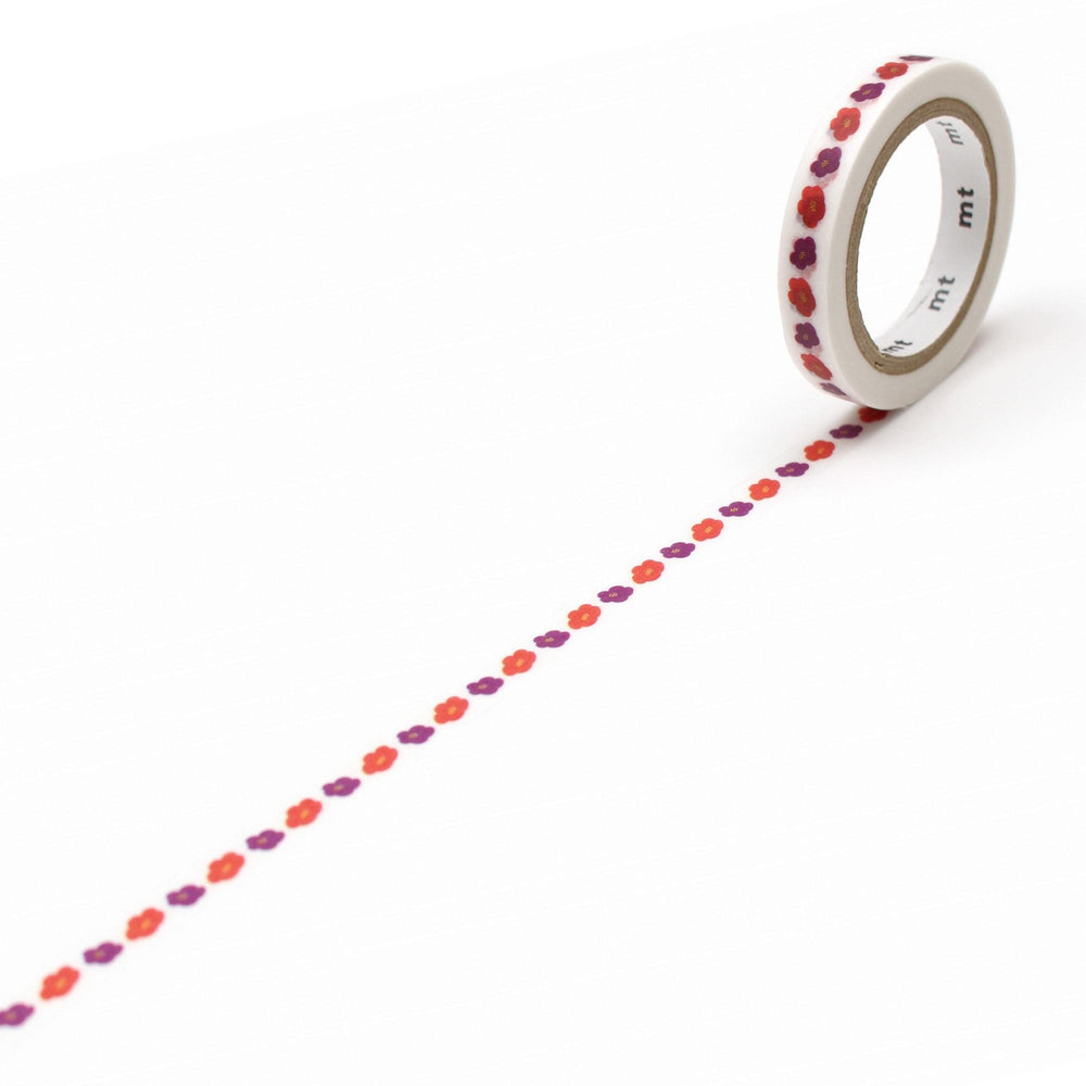 MT x SOU・SOU Washi Tape - Hanatsubaki — pattern detail