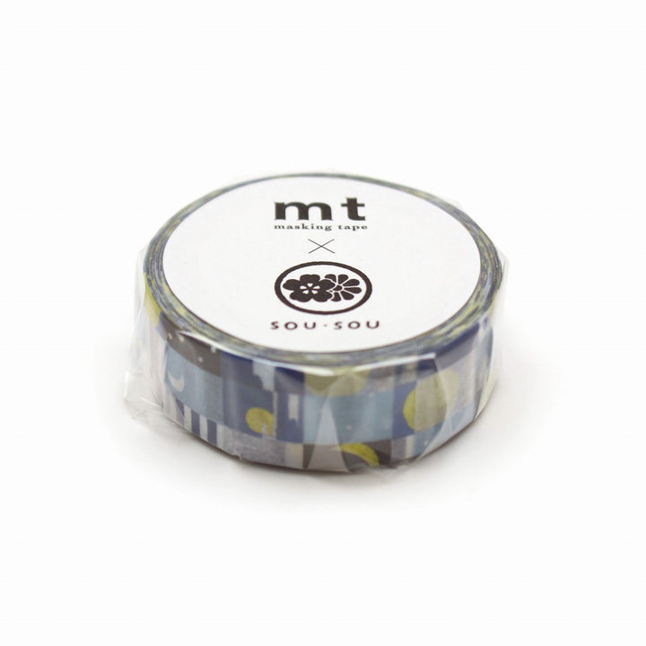 MT x SOU・SOU Washi Tape Moon And Stars, MT Tape, Washi Tape, mt-x-sou-sou-washi-tape-moon-and-stars, mt2021aw, Cityluxe