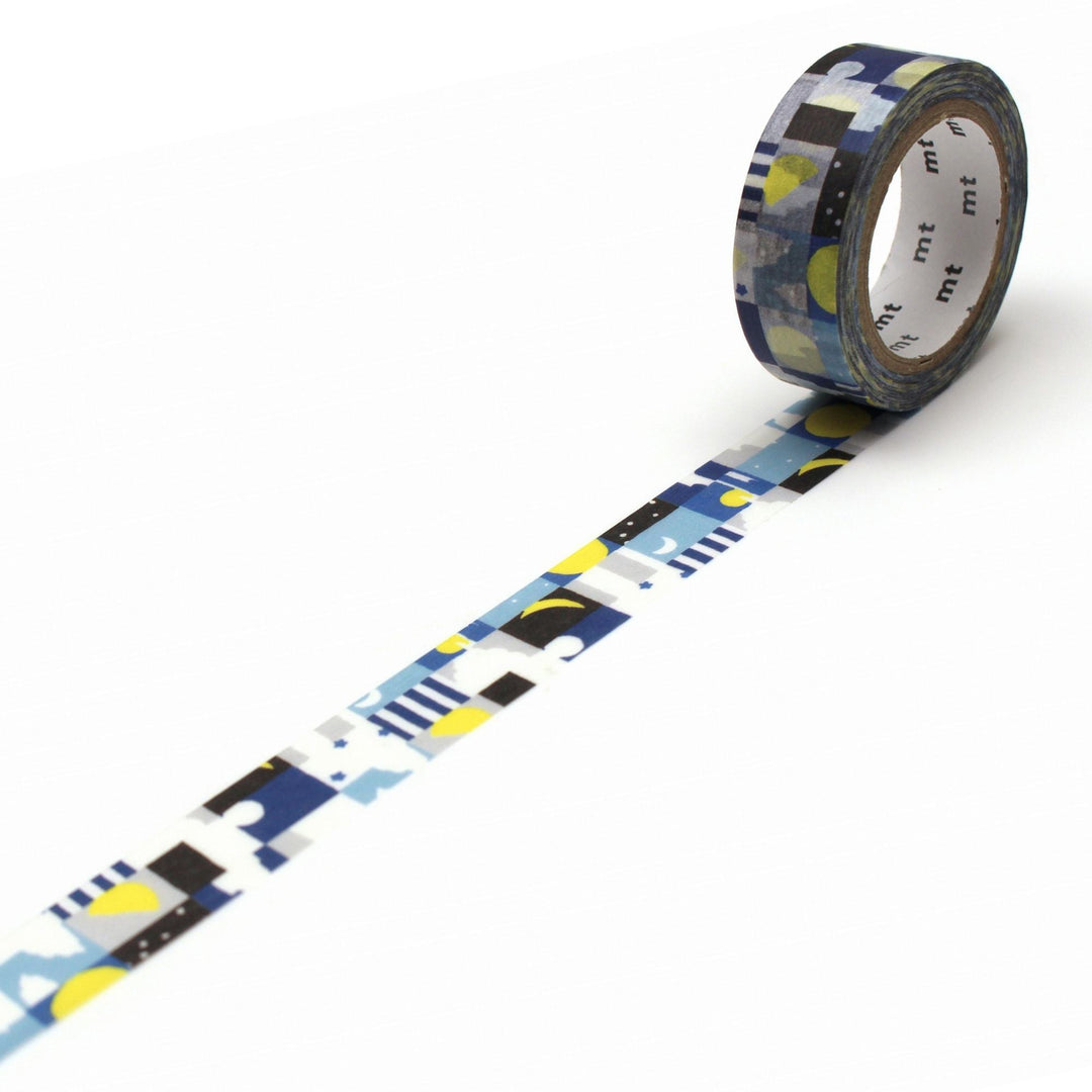 MT x SOU・SOU Washi Tape Moon And Stars, MT Tape, Washi Tape, mt-x-sou-sou-washi-tape-moon-and-stars, mt2021aw, Cityluxe