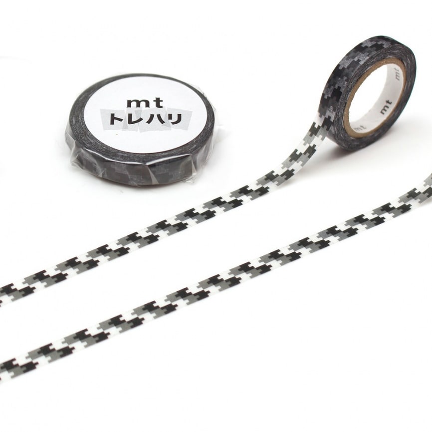 MT Trehari Washi Tape Zipper (Fab Tracing Paper) — roll front