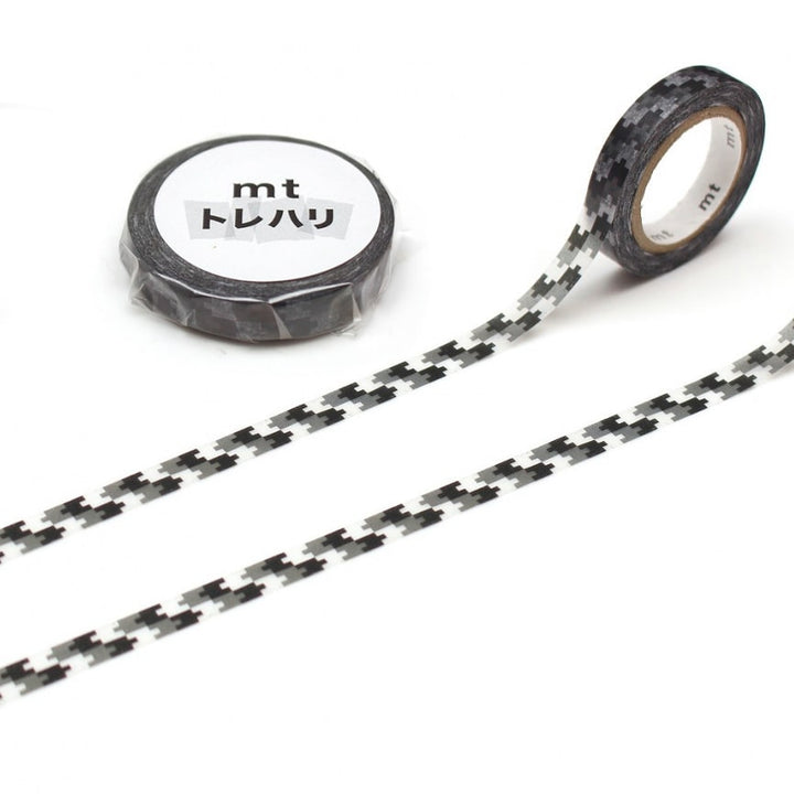 MT Trehari Washi Tape Zipper (Fab Tracing Paper) — roll front