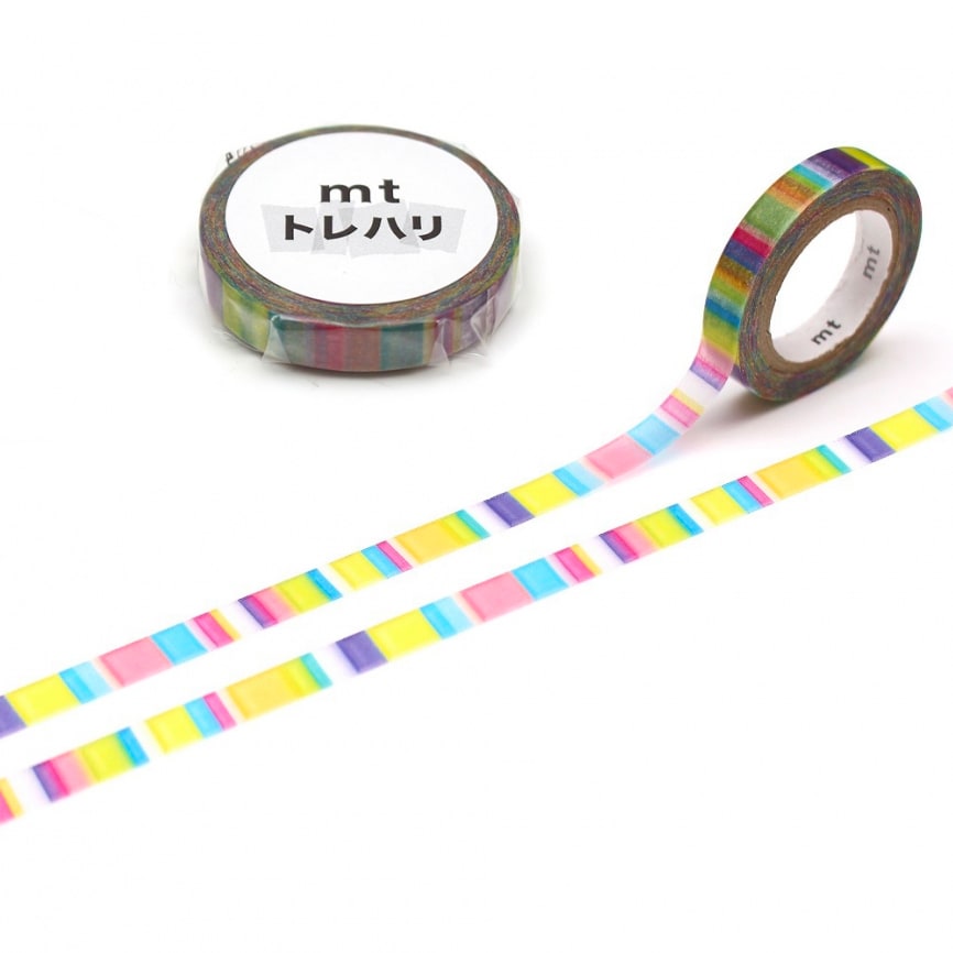 MT Trehari Washi Tape Acrylic Stripe (Fab Tracing Paper), MT Tape, Washi Tape, mt-trehari-washi-tape-acrylic-stripe-fab-tracing-paper, mt2022ss, Cityluxe