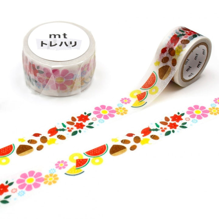 MT Trehari Washi Tape Season (Fab Tracing Paper) — roll front