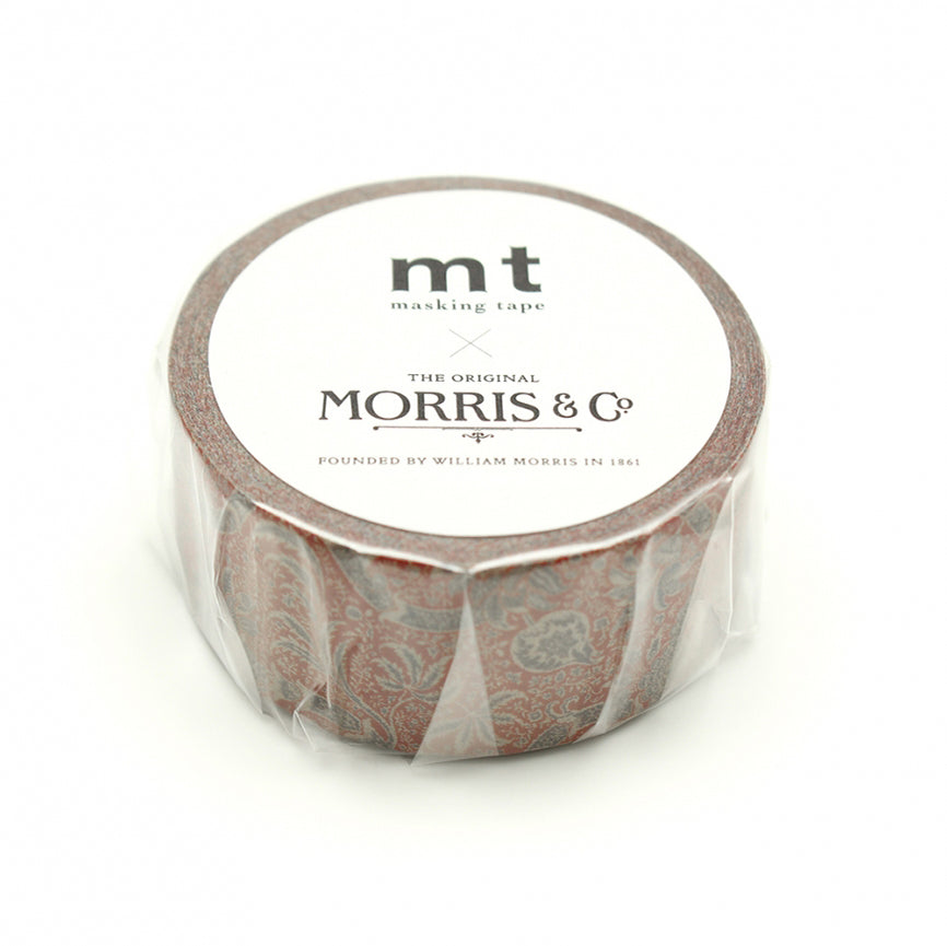 MT x William Morris Washi Tape Indian, MT Tape, Washi Tape, mt-x-william-morris-washi-tape-indian, mt, MT2019SUMMER, Red, washi tape, Cityluxe