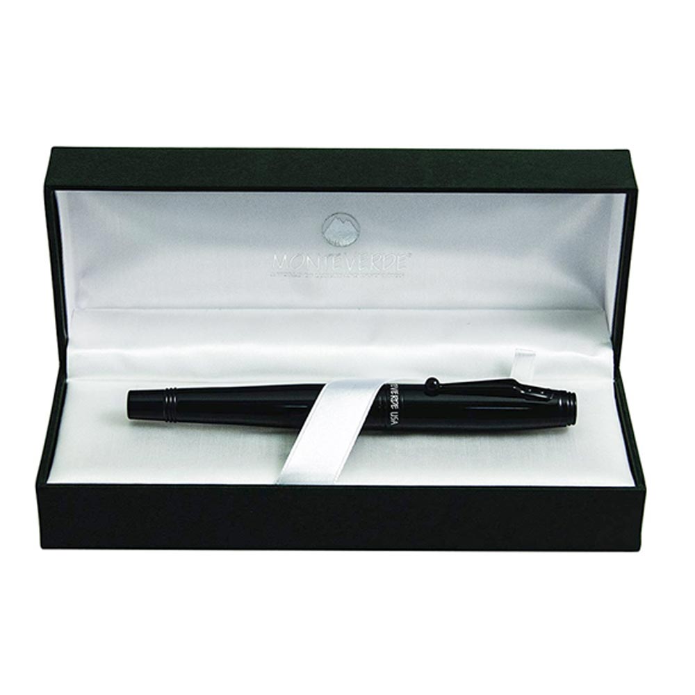 Monteverde Invincia Color Fusion Inkball Pen Stealth Black — with pen