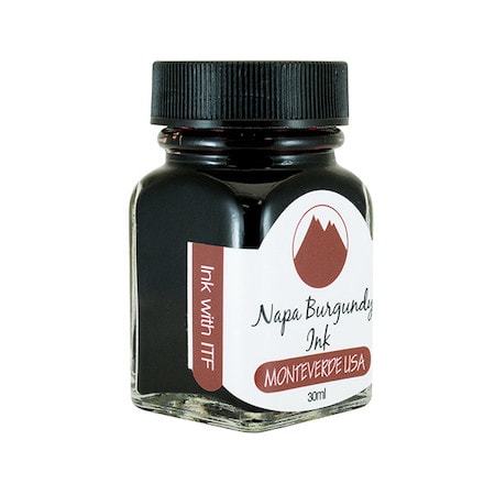 Monteverde 30ml Ink Bottle Napa Burgundy, Monteverde, Ink Bottle, monteverde-30ml-ink-bottle-napa-burgundy, Brown, G309, Ink &amp; Refill, Ink bottle, Monteverde, Monteverde Ink Bottle, Monteverde Refill, Pen Lovers, Cityluxe