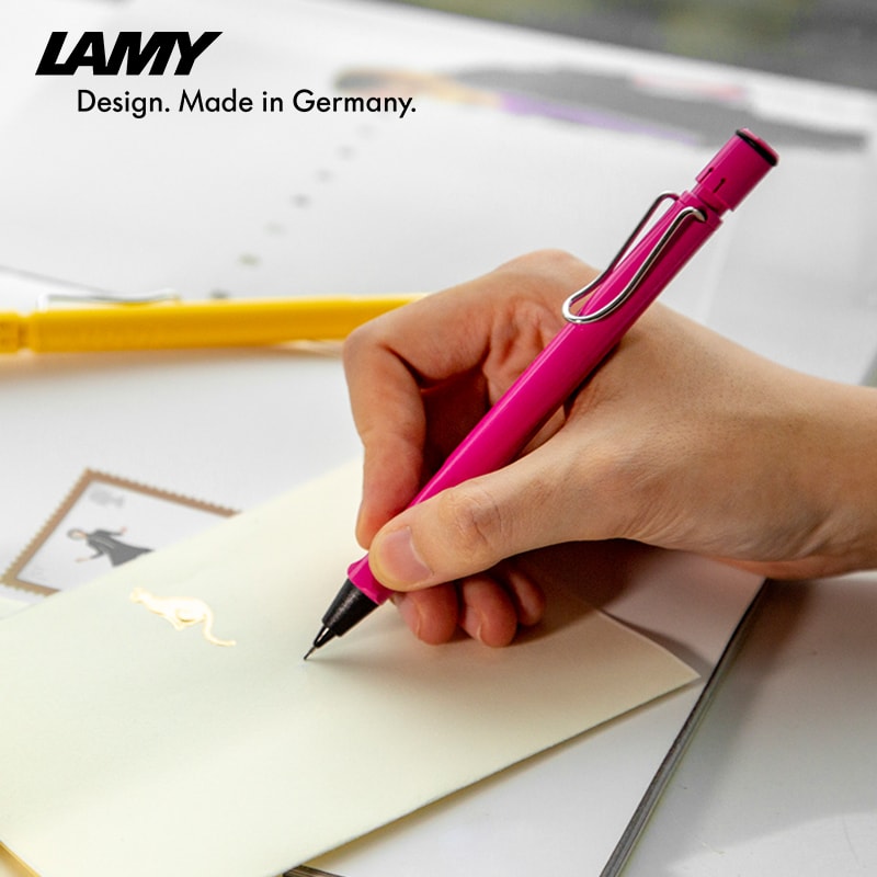 Lamy Safari Mechanical Pencil Red, Lamy, Mechanical Pencil, lamy-safari-mechanical-pencil-red, can be engraved, Cityluxe