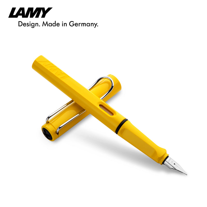 Lamy 018 Safari Yellow Fountain Pen Medium Nib - Image 2