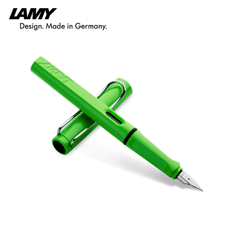 Lamy Safari Fountain Pen Green, Lamy, Fountain Pen, lamy-safari-fountain-pen-green, can be engraved, Green, safari, Safari Fountain Pen, Z27, Cityluxe