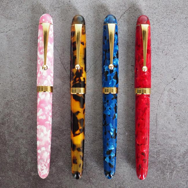 이미지를 갤러리 뷰어에 로드 , Onishi Seisakusho Handmade Cellulose Acetate Fountain Pen Amber, Onishi, Fountain Pen, onishi-handmade-fountain-pen-amber, Brown, Bullet Journalist, can be engraved, Pen Lovers, Cityluxe
