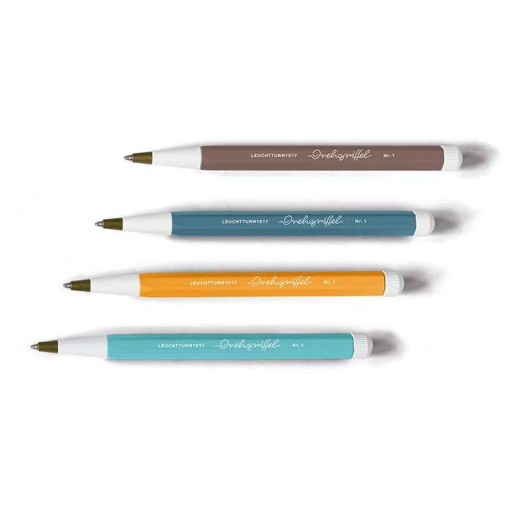 Leuchtturm1917 Drehgriffel Ballpoint Pen Rising Sun, Leuchtturm1917, Ballpoint Pen, leuchtturm1917-drehgriffel-ballpoint-pen-rising-sun, Drehgriffel pen, Orange, Rising Colour, Cityluxe