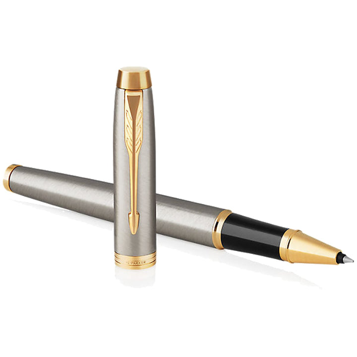 Parker IM Brushed Metal GT Rollerball Pen, Parker, Rollerball Pen, parker-im-bmtl-gt-rollerball-pen-pen, can be engraved, Silver, Cityluxe