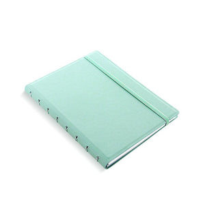 Filofax A5 Notebook Classic Duck Egg, FILOFAX, Notebook, filofax-a5-notebook-classic-duck-egg, Green, Ruled, Cityluxe