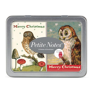 Cavallini Petite Notes Christmas Owl, Cavallini, Note, cavallini-petite-notes-christmas-owl, , Cityluxe