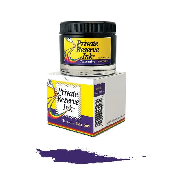 Load image into Gallery viewer, Private Reserve 60ml Ink Bottle Tanzanite, FAST DRY, Private Reserve, Ink Bottle, private-reserve-60ml-ink-bottle-tanzanite-fast-dry, Purple, Cityluxe
