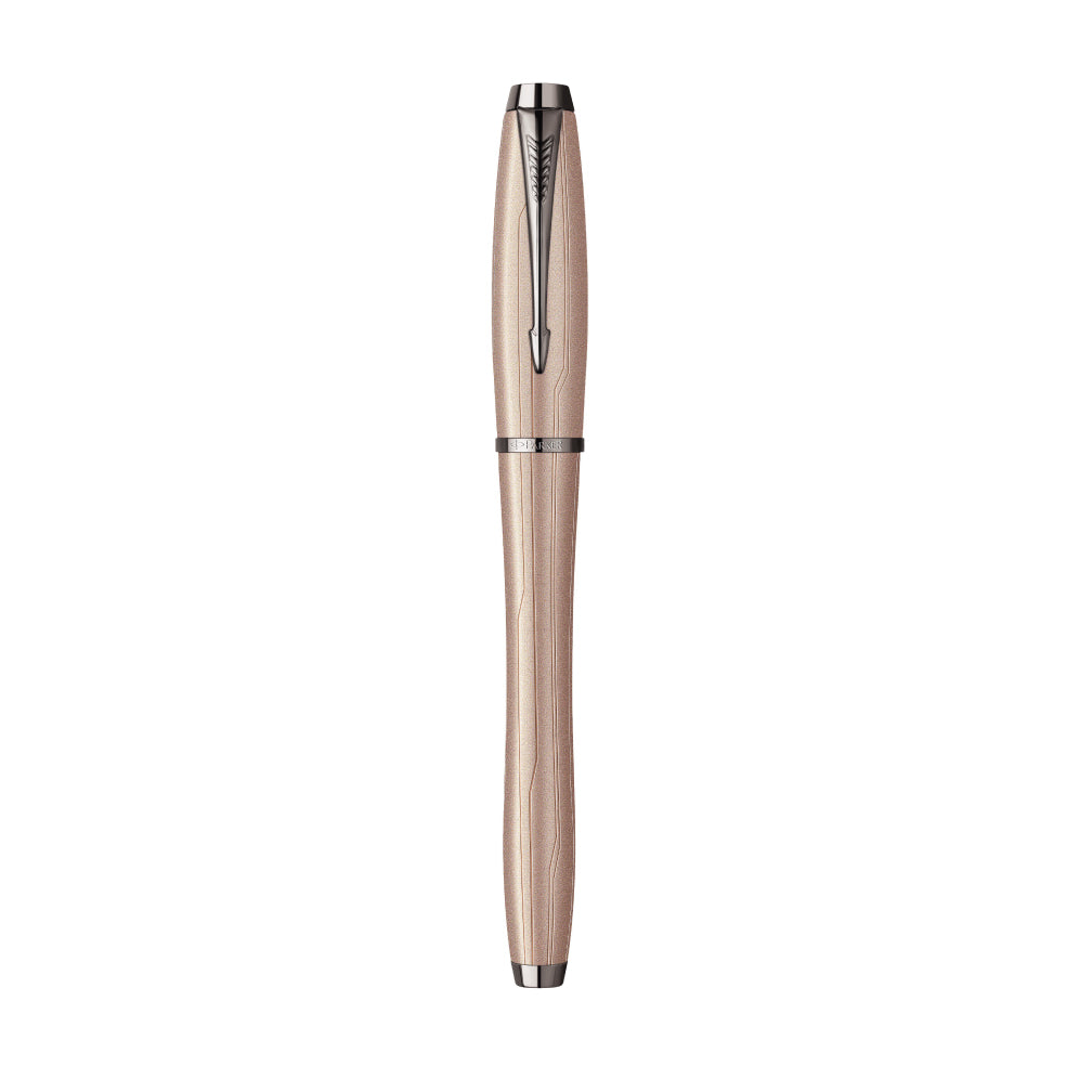 Parker Urban Premium Metal Pink Rollerball Pen with Sleeve Gift Set — detail view