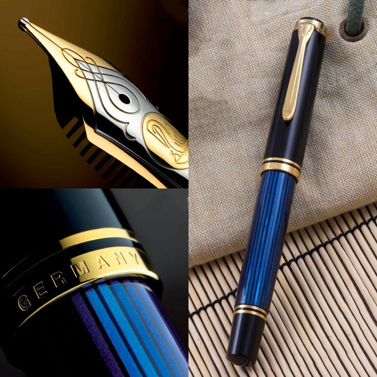 Pelikan Souverän® M800 Fountain Pen Black-Blue [Pre-Order] | Cityluxe