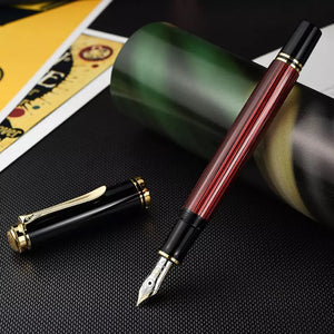 Pelikan Souverän® M400 Fountain Pen Black-Red, Pelikan, Fountain Pen, pelikan-souveran-m400-fountain-pen-black-red, Black, can be engraved, Red, Cityluxe