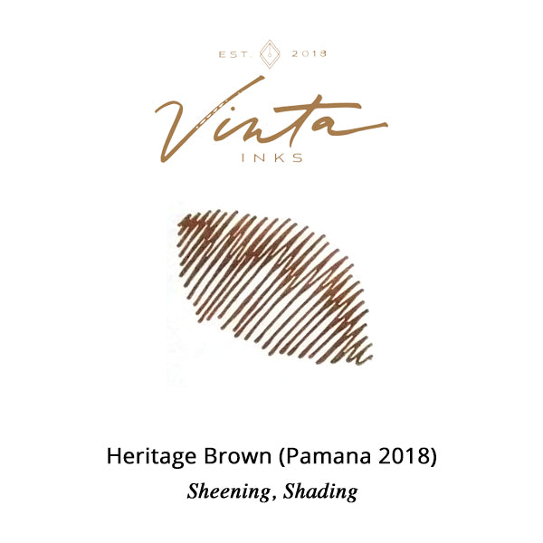 Vinta Inks 30ml Ink Bottle Heritage Brown (Pamana 2018) — cap detail