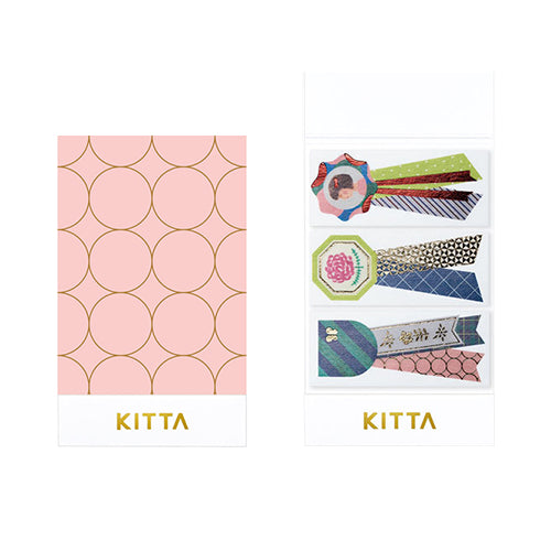 KITTA Washi Tape Limited Rosset — roll front