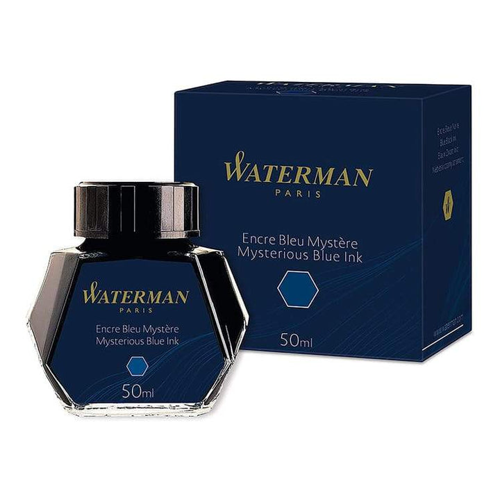 Waterman 50ml Ink Bottle, Waterman, Ink Bottle, waterman-50ml-ink-bottle, Black, Blue, Cityluxe