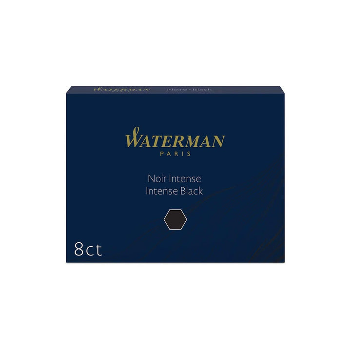 Waterman Long Standard Ink Cartridge Pack of 8 — bottle front