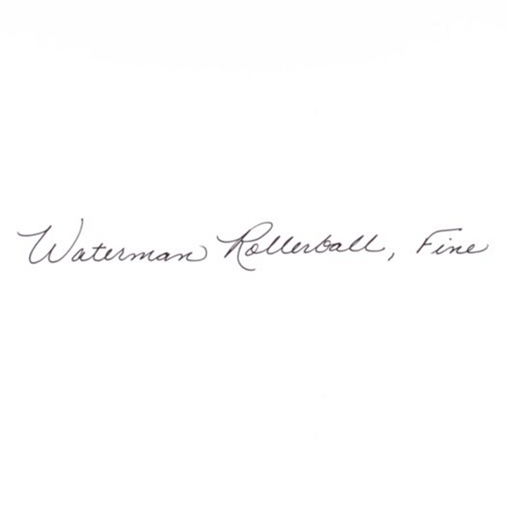 Waterman Expert3 Laque Black CT Rollerball Pen — flat lay