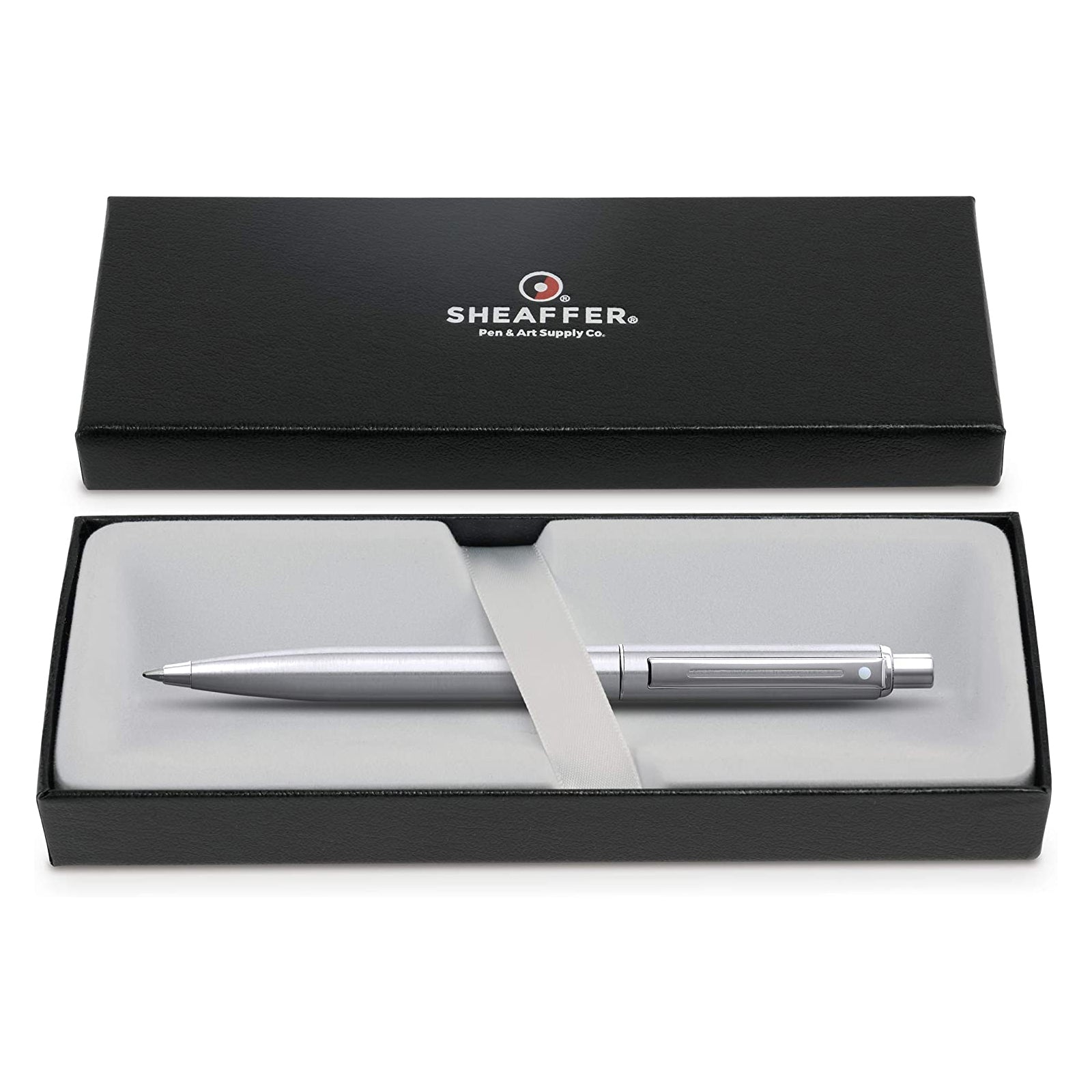 Sheaffer Sentinel Brushed Chrome Ballpoint Pen – Cityluxe