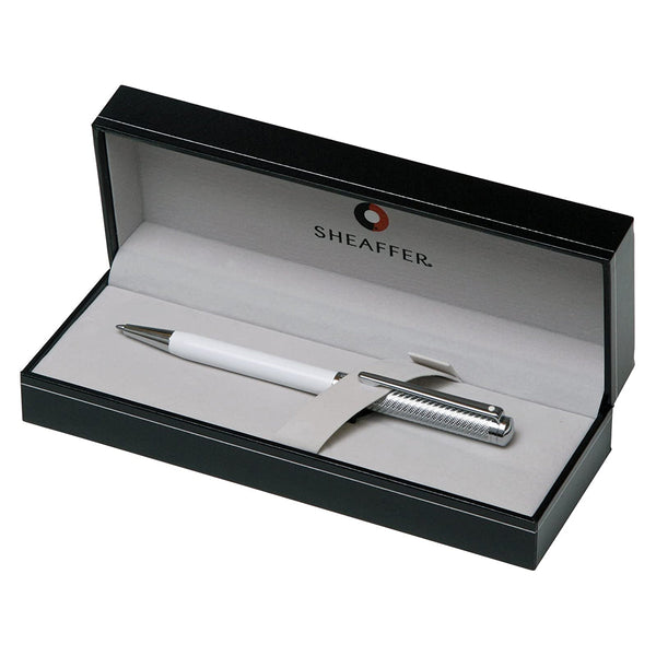 Load image into Gallery viewer, Sheaffer Intensity White Barrel Ballpoint Pen, Sheaffer, Ballpoint Pen, sheaffer-intensity-white-barrel-ballpoint-pen, can be engraved, Cityluxe
