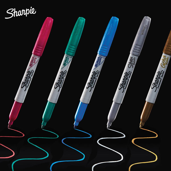Sharpie Metallic Fine Point Permanent Markers — front view