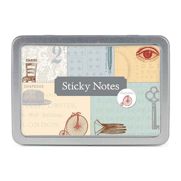 Cavallini Sticky Note Curiosities — front view