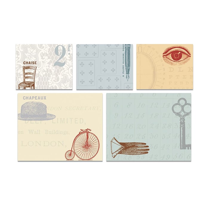 Cavallini Sticky Note Curiosities — side view