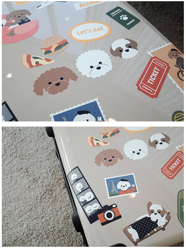 Suatelier Travel Luggage Sticker Pack - Let&