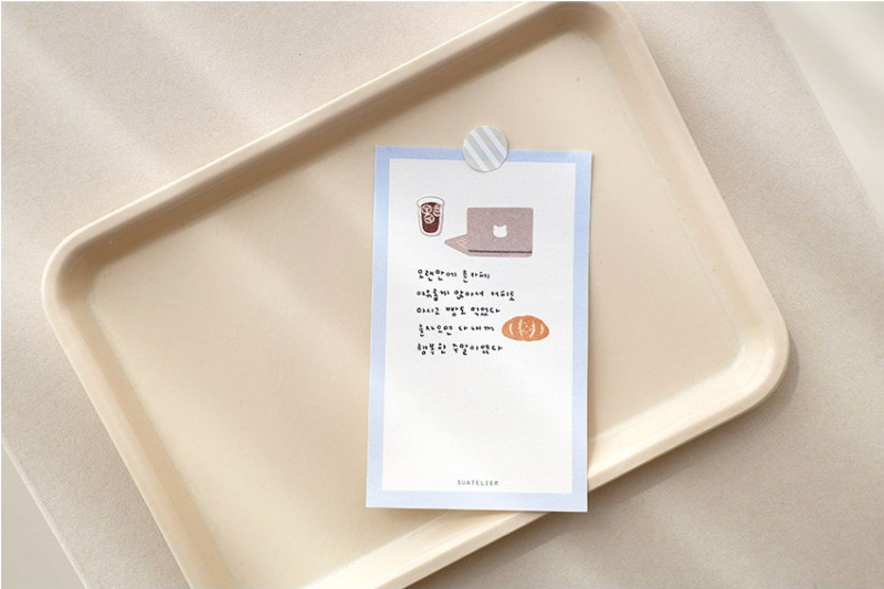 Suatelier Plain.71 Sticker — flat lay