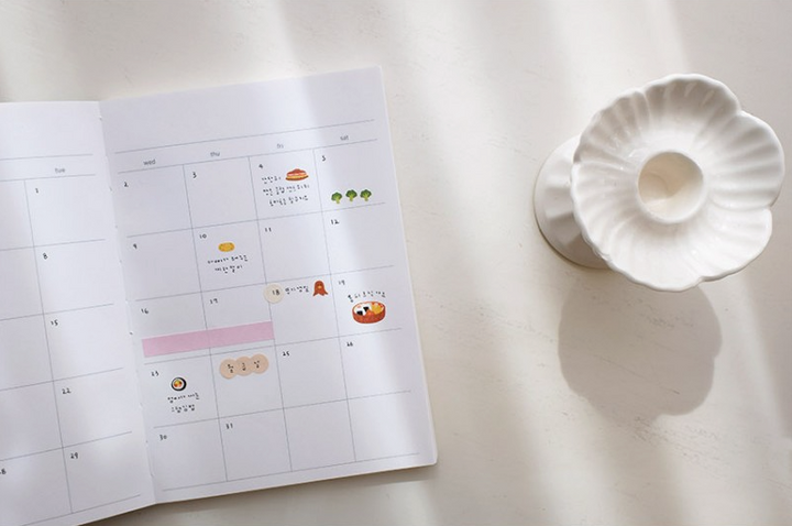 Suatelier Sticker Mini Series in Food.05 Bento — Suatelier decorative sticker — for journaling, planners and scrapbooking, at Cityluxe Singapore