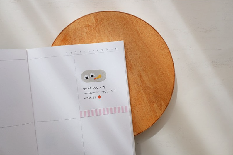 Suatelier Sticker Mini Series in Food.05 Bento — Suatelier decorative sticker — for journaling, planners and scrapbooking, at Cityluxe Singapore