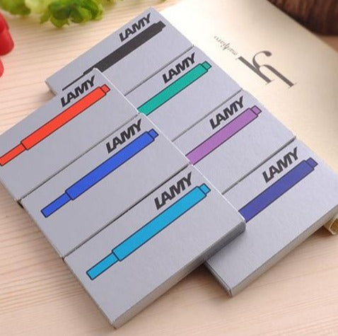 Lamy T10 Ink Cartridges (Pack of 5), Lamy, Ink Cartridge, lamy-t10-ink-cartridges-pack-of-5, Black, Blue, Green, Purple, Red, Yellow, Cityluxe