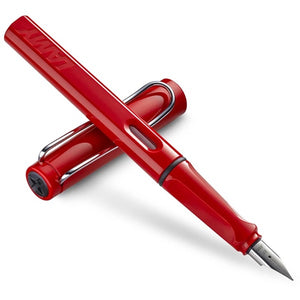 Lamy Safari Fountain Pen Red, Lamy, Fountain Pen, lamy-safari-fountain-pen-red, can be engraved, Red, safari, Safari Fountain Pen, Z27, Cityluxe