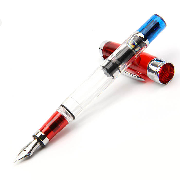 TWSBI Diamond 580 Fountain Pen RBT, TWSBI, Fountain Pen, twsbi-diamond-580-fountain-pen-rbt, Blue, Bullet Journalist, can be engraved, Clear, demonstrator, Pen Lovers, Red, TWSBI Diamond 580, Cityluxe