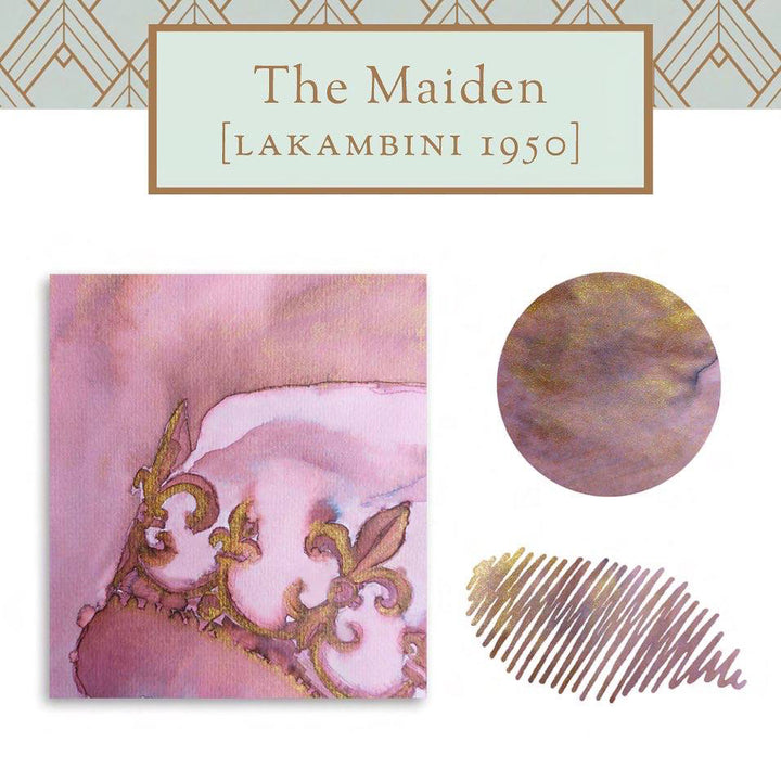 Vinta Inks 30ml Ink Bottle The Maiden ([Lakambini 1950]) — bottle front
