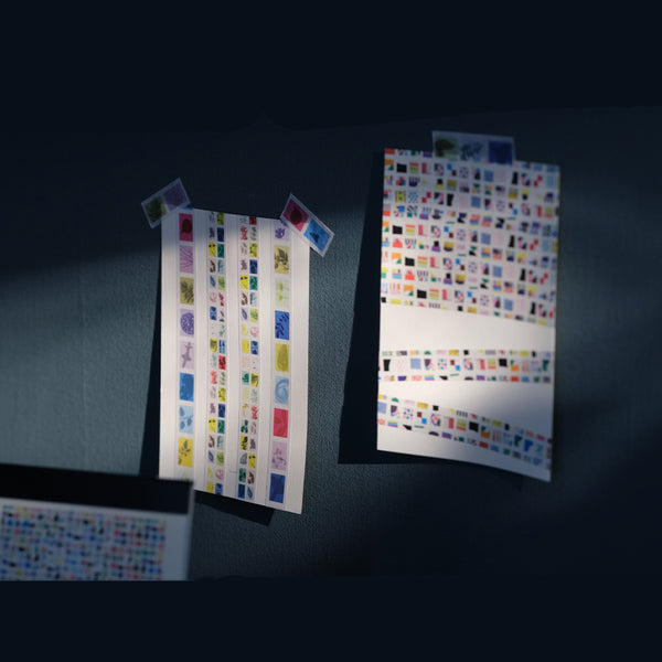 Load image into Gallery viewer, MT x Island Universe Washi Tape Flags Leaf L
