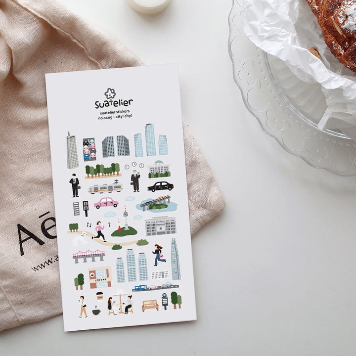 Suatelier City! City! Sticker, Suatelier, Sticker, suatelier-city-city-sticker, , Cityluxe