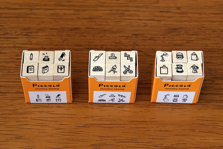 Plain Stationery Minimo Stamp Set - Ruler and knife, Plain Stationery, Stamp, plain-stationery-minimo-stamp-set-ruler-and-knife, Stamp, Cityluxe
