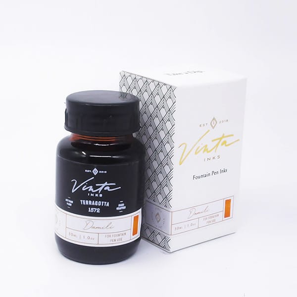 Vinta Inks 30ml Ink Bottle Terracotta (Damili 1572), Vinta Inks, Ink Bottle, vinta-inks-30ml-ink-bottle-terracotta-damili-1572, Inktober22, Orange, shading, Cityluxe