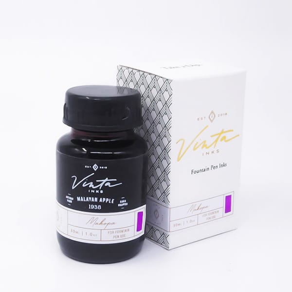 Load image into Gallery viewer, Vinta Inks 30ml Ink Bottle Malayan Apple (Makopa 1938), Vinta Inks, Ink Bottle, vinta-inks-30ml-ink-bottle-malayan-apple-makopa-1938, Inktober22, Purple, sheening, Cityluxe
