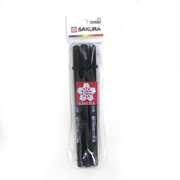 画像をギャラリービューアに読み込む, Sakura Pigma Brush Pen Black Set of 3, Sakura, Brush Pen, sakura-pigma-brush-pen-black-set-of-3, Black, Sakura Pen, Cityluxe
