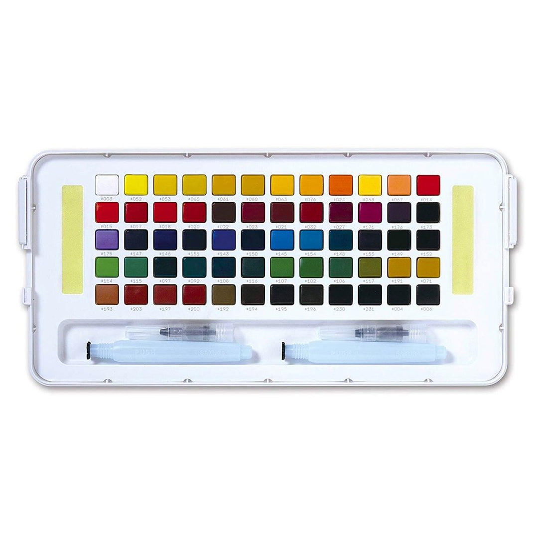 Sakura Koi Water Colors, Studio Set, 60-color set with Water Brush, Sakura, Painting Supplies, sakura-koi-water-colors-studio-set-60-color-set-with-water-brush, Multicolour, Sakura Pen, Cityluxe