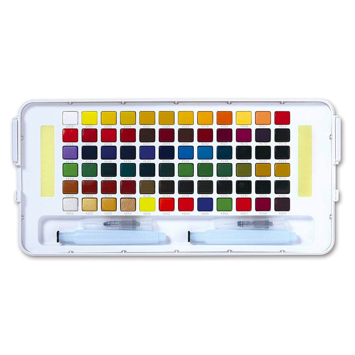Sakura Koi Water Colors, Studio Set, 72-color set with Water Brush, Sakura, Painting Supplies, sakura-koi-water-colors-studio-set-72-color-set-with-water-brush, Multicolour, Sakura Pen, Cityluxe