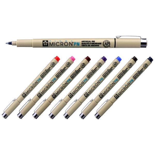 Load image into Gallery viewer, Sakura Pigma PN Set of 8, Sakura, Markers &amp; Felt Tip Pens, sakura-pigma-pn-set-of-8, Multicolour, Sakura Pen, Sakura Pigma, Cityluxe

